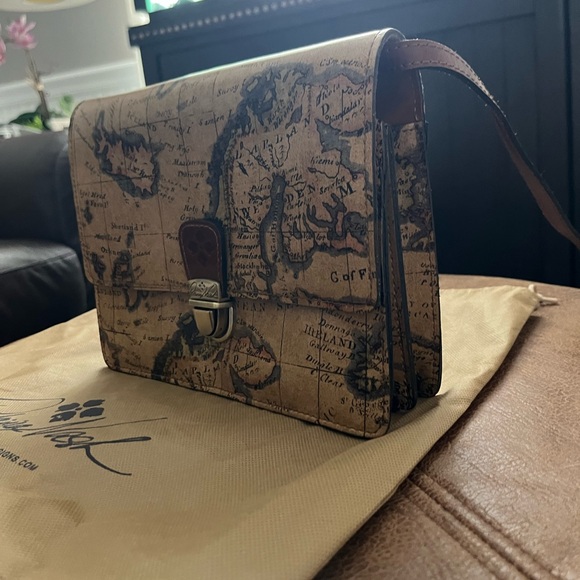 Patricia Nash European Map CrossBody Handbag - Picture 4 of 7